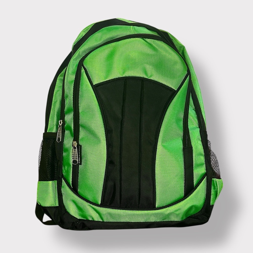 Eagle Sport 18 Inch Premium Lime Green Multi-Compartment Backpack 🎒